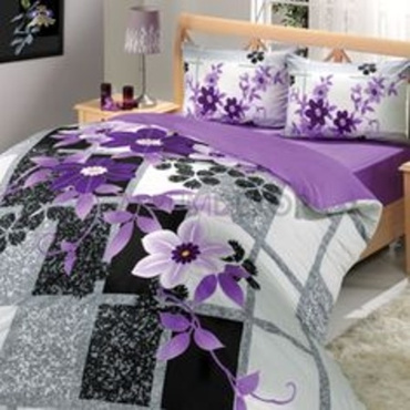 Pościel satynowa Hobby Rikos Lila