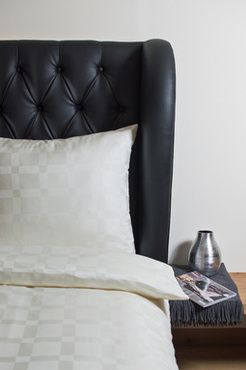 Poszwa na kołdrę tencel Hefel Classic Square Big Ivory