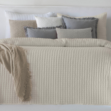 Narzuta dwustronna Antilo Fundeco Azara Beige