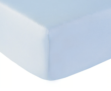 Prześcieradło perkalowe ze ściągaczem Anne de Solene Vexin Azur