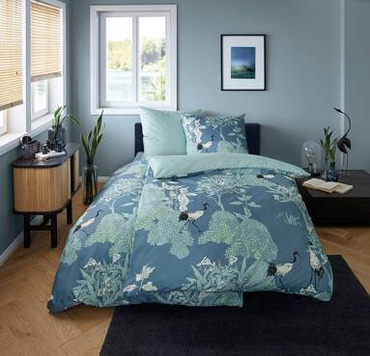 Komplet pościeli satynowej Kleine Wolke Doli Lagoon