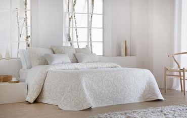 Narzuta pikowana JVR Tejidos Loto Beige