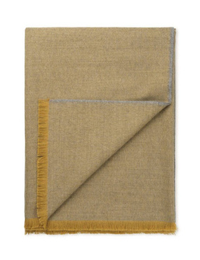 Pled wełniany Elvang Skyfall Yellow Ocher