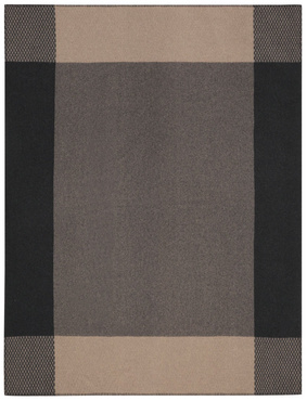 Koc wełniany Biederlack Frame Mokka