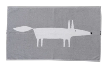 Mata łazienkowa Scion Living Mr Fox Szara