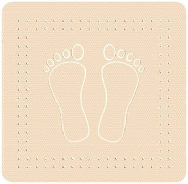 Mata antypoślizgowa Kleine Wolke Foot Sandbeige