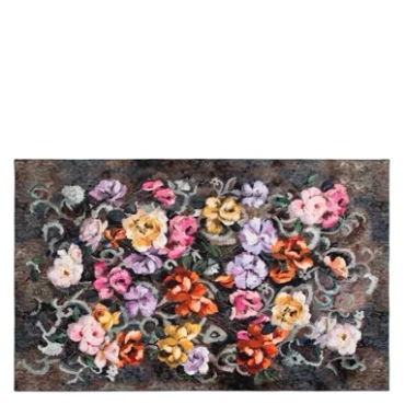 Dywan ręcznie tkany Designers Guild Tapestry Flower Damson