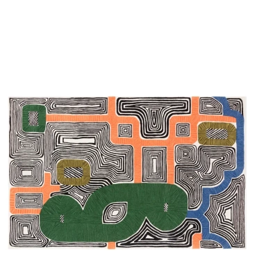 Dywan ręcznie tkany Christian Lacroix En Allant Aux Baux Cypres