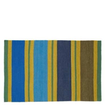 Dywan ręcznie tkany Designers Guild Benares Azure 