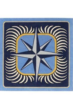 Dywan ręcznie tkany Toulemonde Bochart Compass Bahamas