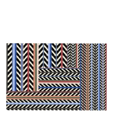 Dywan ręcznie tkany Christian Lacroix Jaipur Stripe Azur
