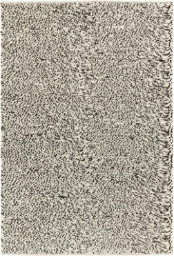 Dywan ręcznie tkany Toulemonde Bochart Serac Noir Blanc