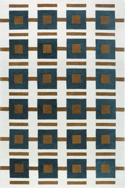 Dywan Toulemonde Bochart Elena Bleu Vert