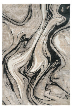 Dywan ręcznie tkany Carpet Decor Blur Black