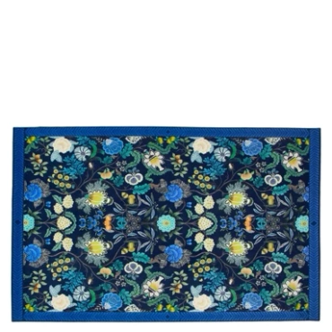 Dywan ręcznie tkany Designers Guild Brocart Decoratif Indigo