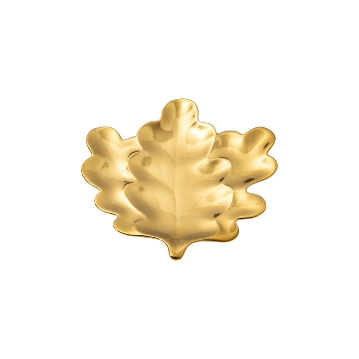 Talerz liść Dębu Costa Nova Botanica Gold 17 cm