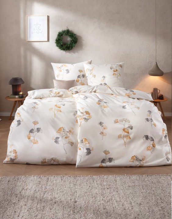 Komplet pościeli flanelowej Estella Velturno Natur