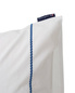 Poszewka bawełniana Lexington Rope Embroidered White/Blue