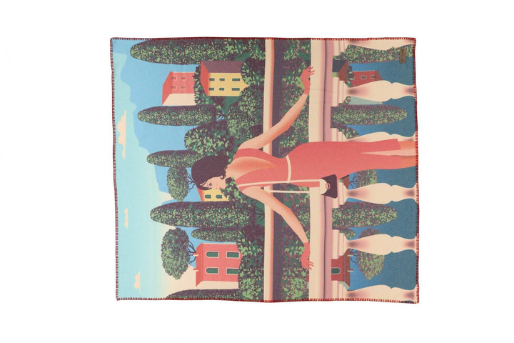 Pled bawełniany Eskimo Italy Multicolor