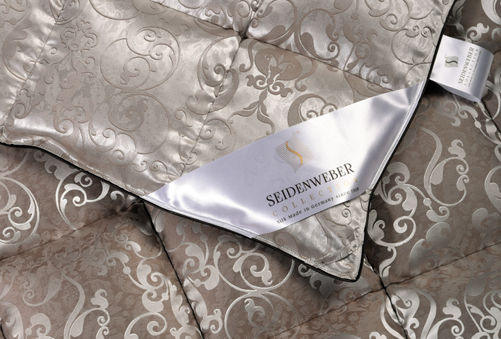 Kołdra puchowa Seidenweber Palladio Light (100% puch, 100% tkanina jedwabna)