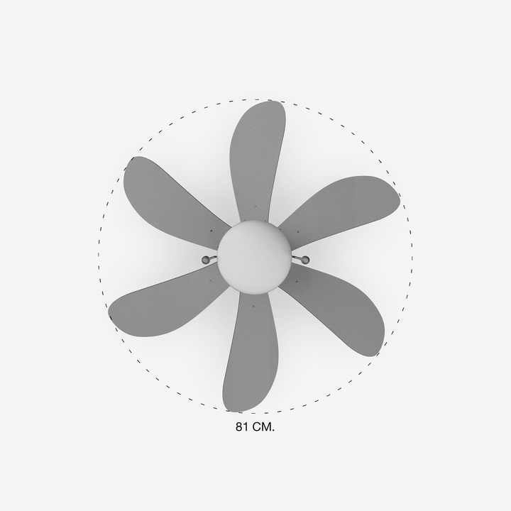 Wentylator sufitowy Faro Barcelona Palao S Grey