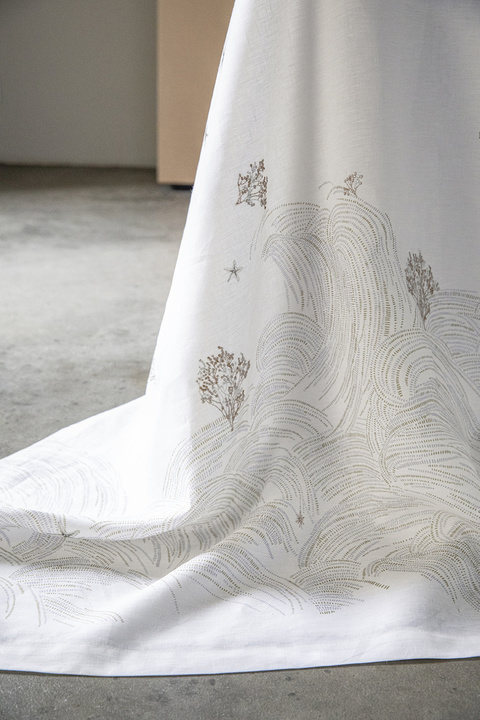 Obrus lniany Alexandre Turpault Océanide