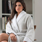 Szlafrok Graccioza Linen Duo White