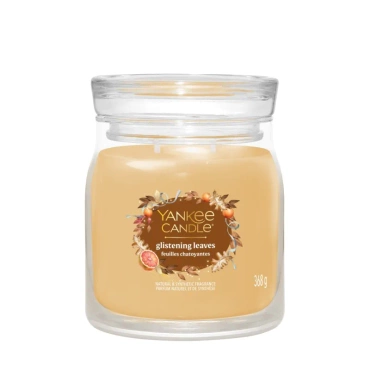 Świeca zapachowa Yankee Candle Glistening Leaves średnia