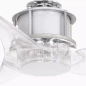 Wentylator sufitowy Faro Barcelona Just Fan XS Chrome/transparent 81 cm