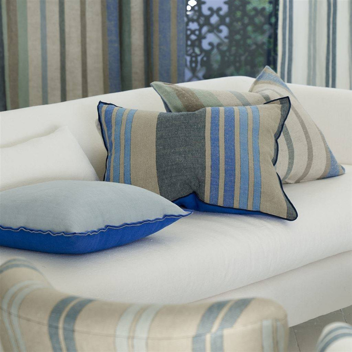 Poduszka dekoracyjna Designers Guild Brera Striato Cobalt