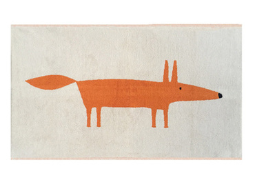 Mata łazienkowa Scion Living Mr Fox Beżowa