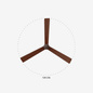 Wentylator sufitowy Faro Barcelona Nassau M brown DC SMART