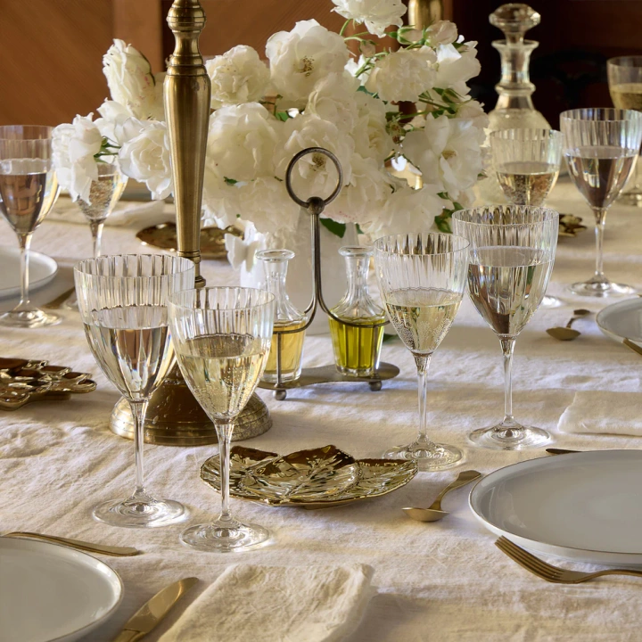 Talerz liść Grabu Costa Nova Botanica Gold 18 cm