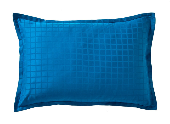 Pościel satynowa Blanc Des Vosges Palace Niebieska 