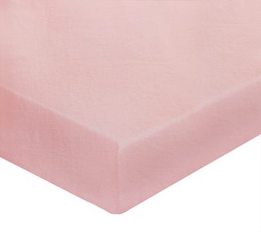 Prześcieradło lniane ze ściągaczem Blanc Des Vosges Louxor Różowe