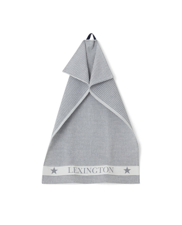 Ręcznik kuchenny Lexington Waffle White/Silver
