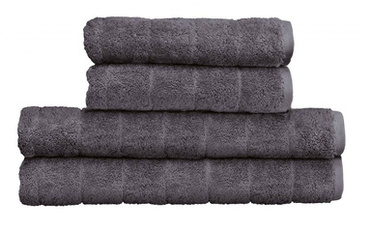 Ręcznik bawełniany Kleine Wolke Via Slate Grey