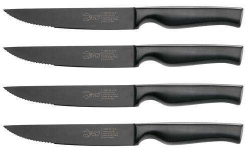 Zestaw 4 noży do steków Ivo Cutelarias Virtublack 5"/130 mm