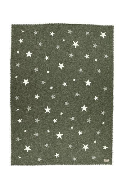 Pled bawełniany Eskimo Etoile Olive