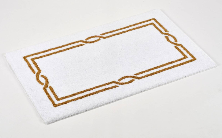 Dywanik Abyss & Habidecor Cross White/Gold