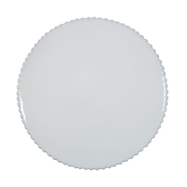 Talerz płytki Costa Nova Pearl White 28 cm 