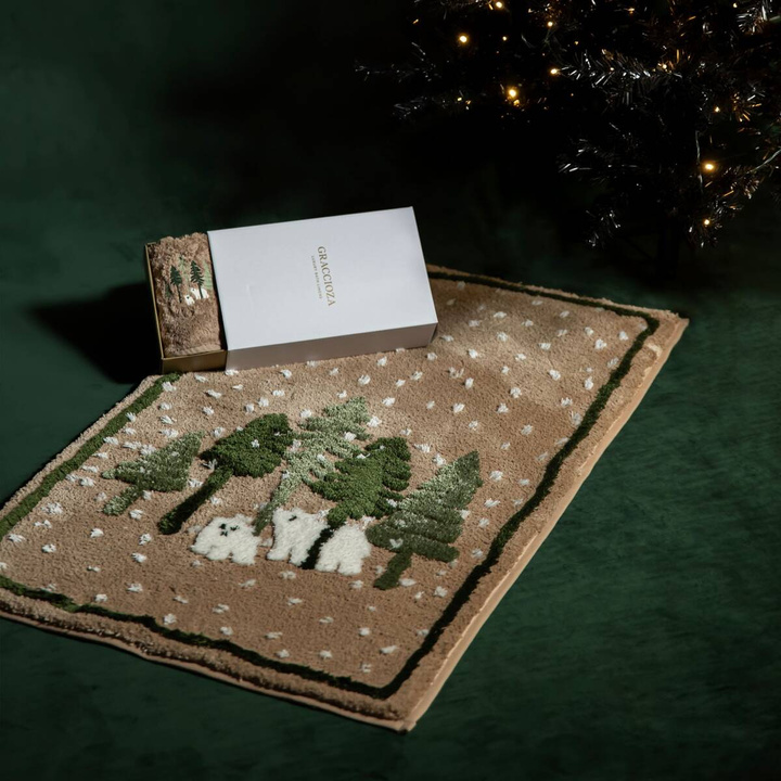 Dywanik łazienkowy Graccioza Snow Bear