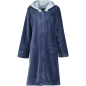 Szlafrok damski Cawo Zipper Hooded Sea
