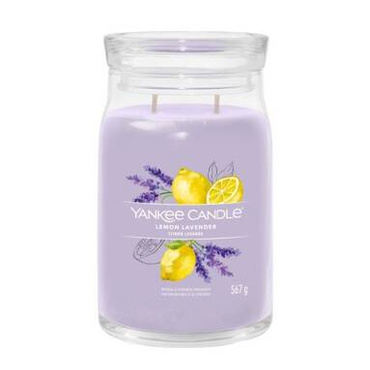 Świeca zapachowa Yankee Candle Lemon Lavender duża