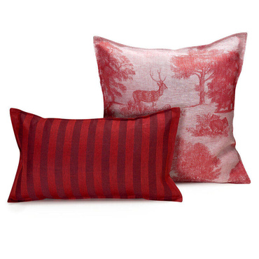 Poszewka dekoracyjna Le Jacquard Français Souveraine Red