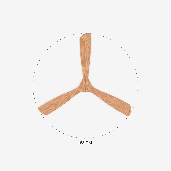 Wentylator sufitowy Faro Barcelona Lantau XL Matt nickel/pine DC SMART