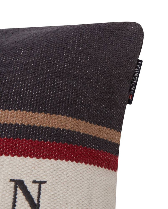 Poduszka dekoracyjna Lexington Striped Logo