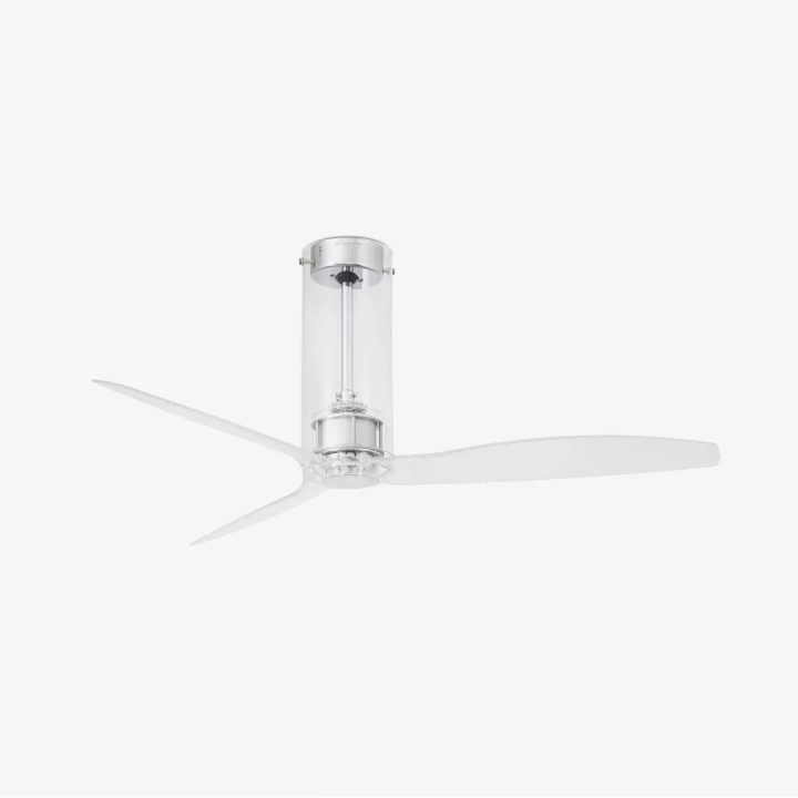 Wentylator sufitowy Faro Barcelona Tube Fan M Transparent DC SMART