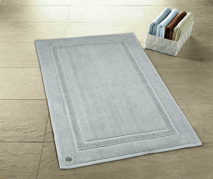 Dywanik łazienkowy Kleine Wolke Sara Silver Grey