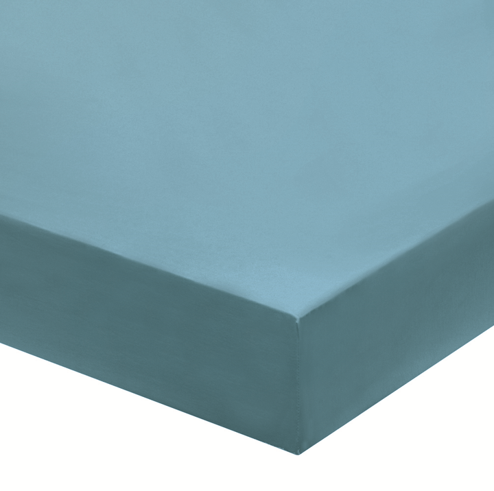 Pościel perkalowa Blanc Des Vosges Uni Morska